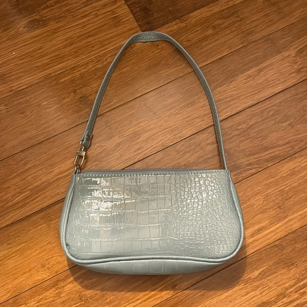 Blue mini purse